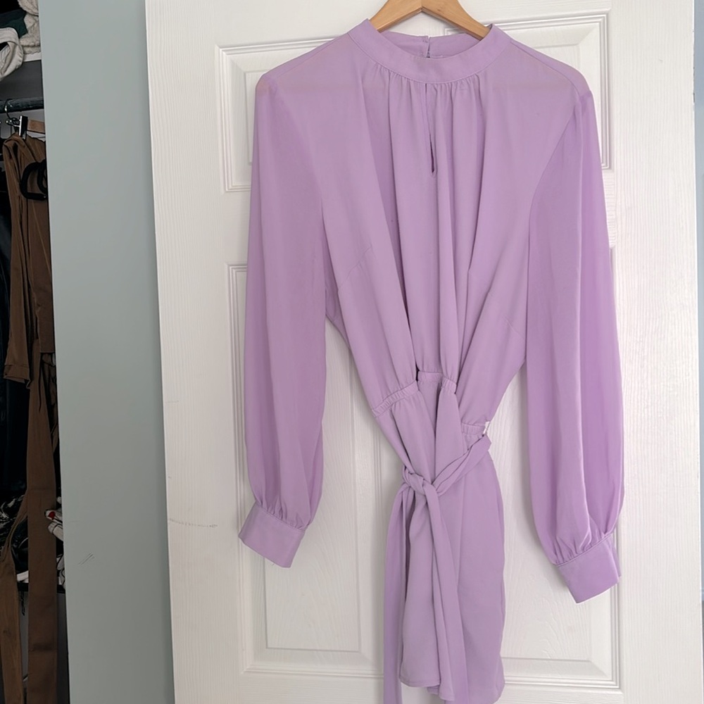 Lilac blouse Layne Bryant x Girls with curves